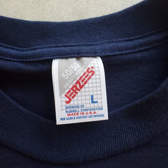 VTG 1994 Endless Designs Barn & Apples Grandma T-Shirt Large Made in USA Jerzees - Picture 4 of 6